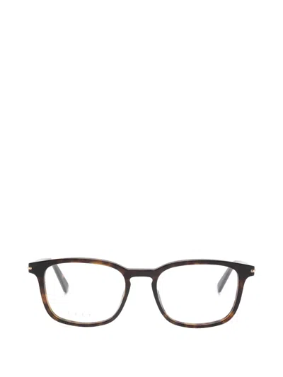 Gucci Square-frame Glasses In Brown