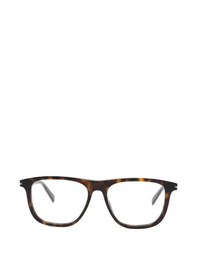 Gucci Square-frame Glasses In Brown