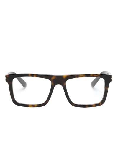 GUCCI SQUARE-FRAME GLASSES