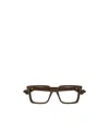 Gucci Square Frame Glasses In Brown