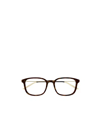 Gucci Square-frame Glasses In Brown