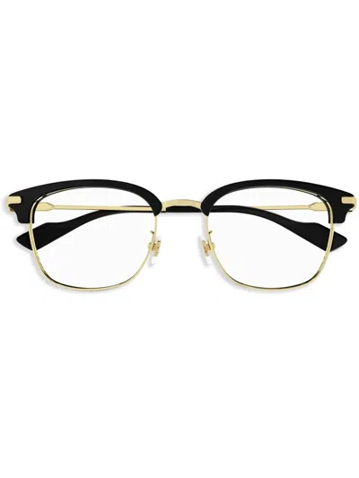 Gucci Brille Mit Eckigem Gestell In Black