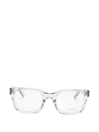 Gucci Square-frame Glasses In White