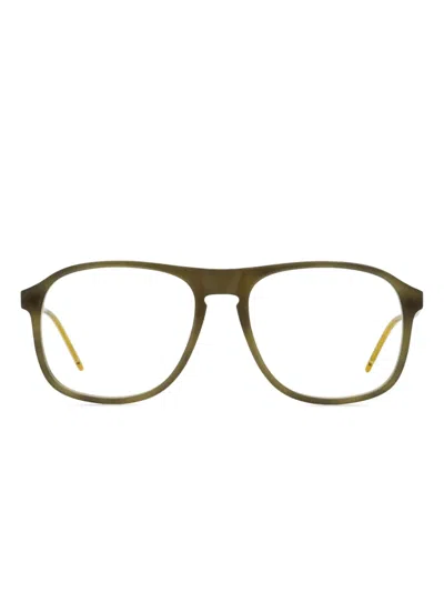Gucci Square-frame Glasses In Green