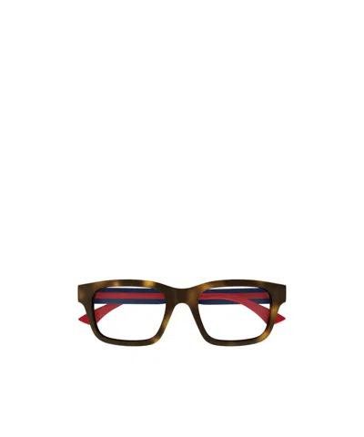 Gucci Square-frame Glasses In Multicolor