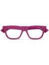 Gucci Square-frame Glasses In Red