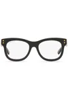 Gucci Square-frame Glasses In Schwarz