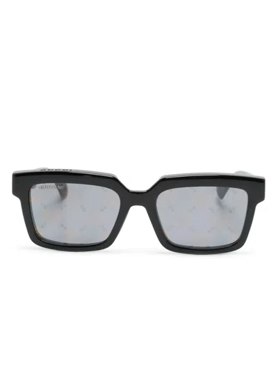 Gucci Brille Mit Eckigem Gestell In Schwarz