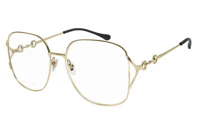 Gucci Square Frame Glasses In White