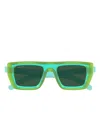 Gucci Square-frame Gradient-effect Sunglasses