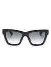 Gucci Square-frame Gradient Sunglasses In Black