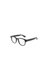 Gucci Square-frame Logo-detail Glasses In Black