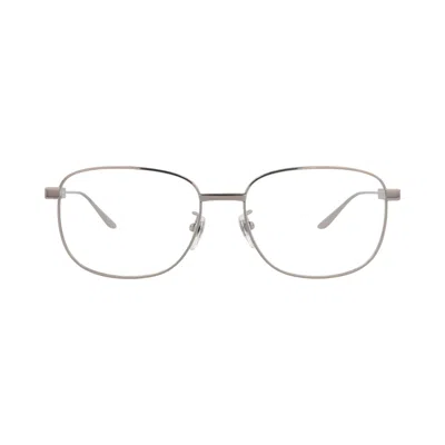 Pre-owned Gucci Square-frame Metal Optical Frames 'ruthenium Transparent' | Black | Men's Size Onesize
