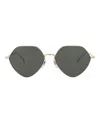 Gucci Square-frame Metal Sunglasses With Velvet Case