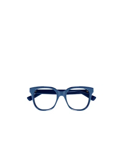 Gucci Square Frame Optical Glasses In Blue