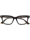 Gucci Square-frame Optical Glasses In Brown