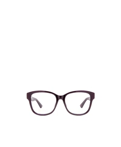 Gucci Square-frame Optical Glasses In Purple