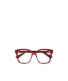 Gucci Square Frame Optical Glasses In Red
