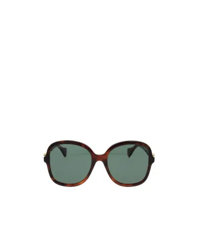 Gucci Square Frame Oversize Sunglasses In Gray