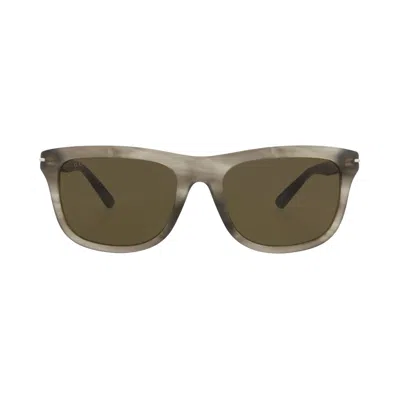 Pre-owned Gucci Square-frame Recycled Acetate Sunglasses 'havana Brown' | Multi-color | Men's Size Onesize