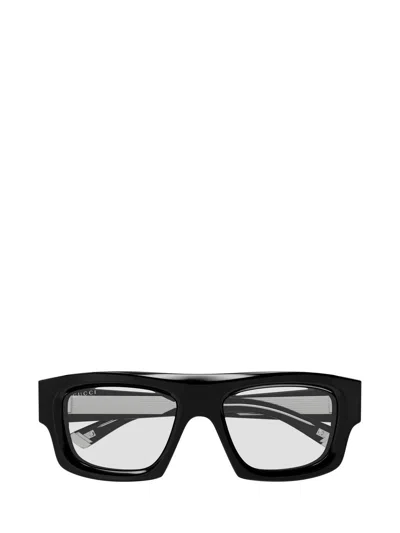 Gucci Square-frame Sunglasses In 001