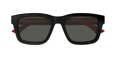 Gucci Square Frame Sunglasses In 001