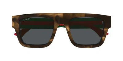 Gucci Square Frame Sunglasses In 003
