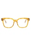 Gucci Square-frame Sunglasses In 012 Yellow