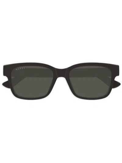 Gucci Square-frame Sunglasses In 灰色