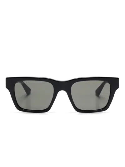 GUCCI RECTANGULAR-FRAME SUNGLASSES