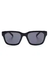 Gucci Square-frame Sunglasses In 蓝色