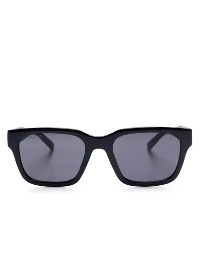 Gucci Square-frame Sunglasses In 蓝色