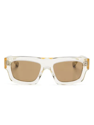 Gucci Square-frame Sunglasses In White