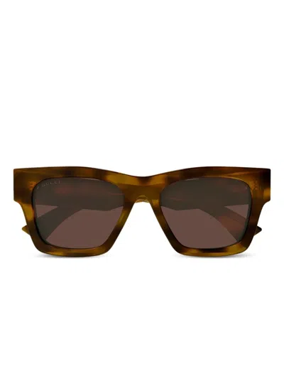 GUCCI SQUARE-FRAME SUNGLASSES