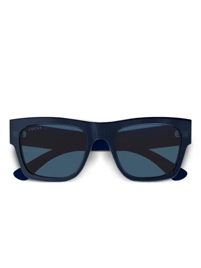 Gucci Sonnenbrille Mit Eckigem Gestell