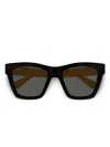 Gucci Sonnenbrille Mit Eckigem Gestell
