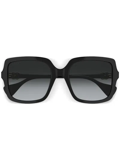 Gucci Square-frame Sunglasses In Black