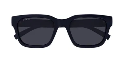 Gucci Square Frame Sunglasses In Black
