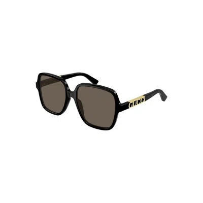 Gucci Square-frame Sunglasses In Black
