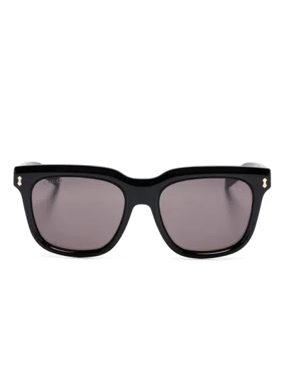 Gucci Square-frame Sunglasses In 黑色