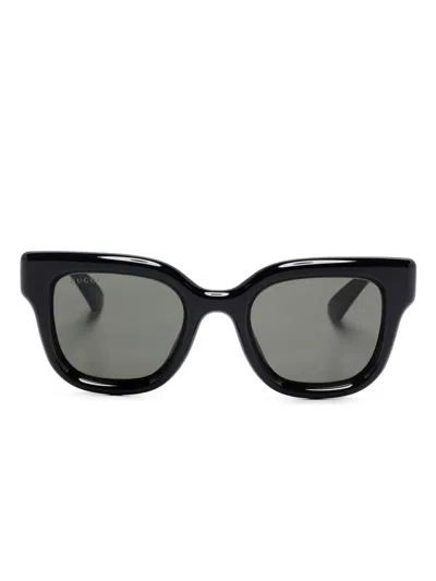 Gucci Square-frame Sunglasses In Black
