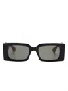 Gucci Square-frame Sunglasses In Black