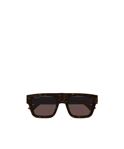 Gucci Square-frame Sunglasses In Black