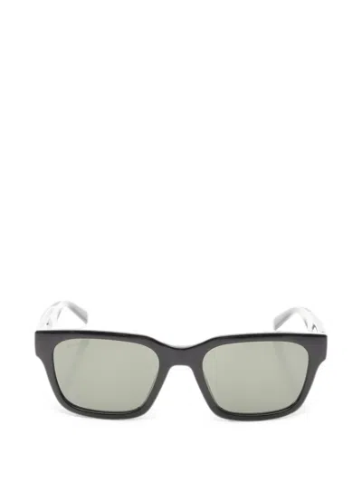 Pre-owned Gucci Square Frame Sunglasses In Black