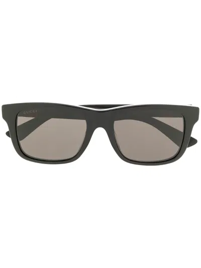 Gucci Square-frame Sunglasses In Black