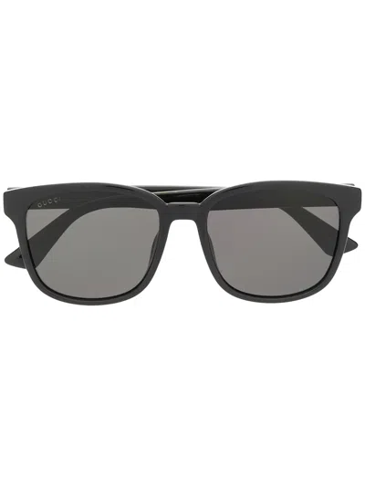 Gucci Square-frame Sunglasses In Black