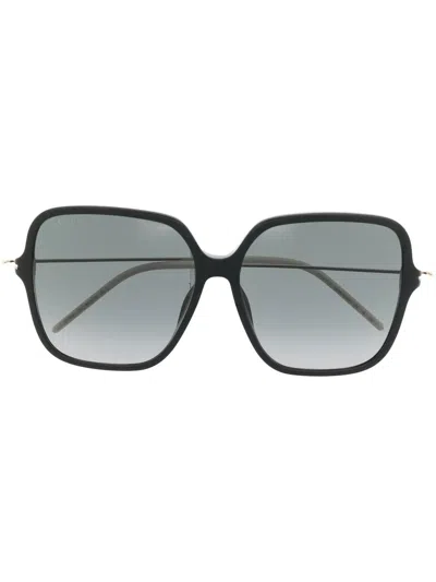 Gucci Sonnenbrille Mit Eckigem Gestell In Black