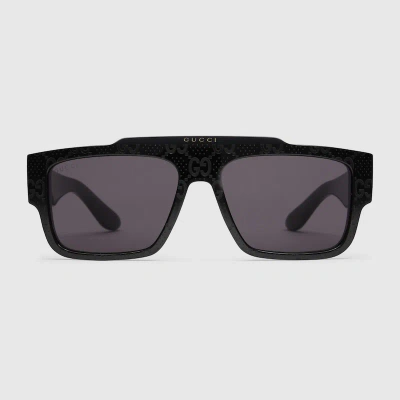 Gucci Square-frame Sunglasses In Black