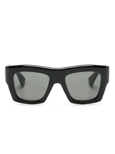 Gucci Square-frame Sunglasses In Black