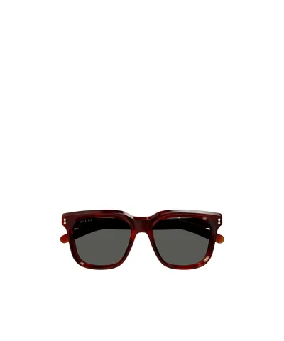 Gucci Square-frame Sunglasses In Black